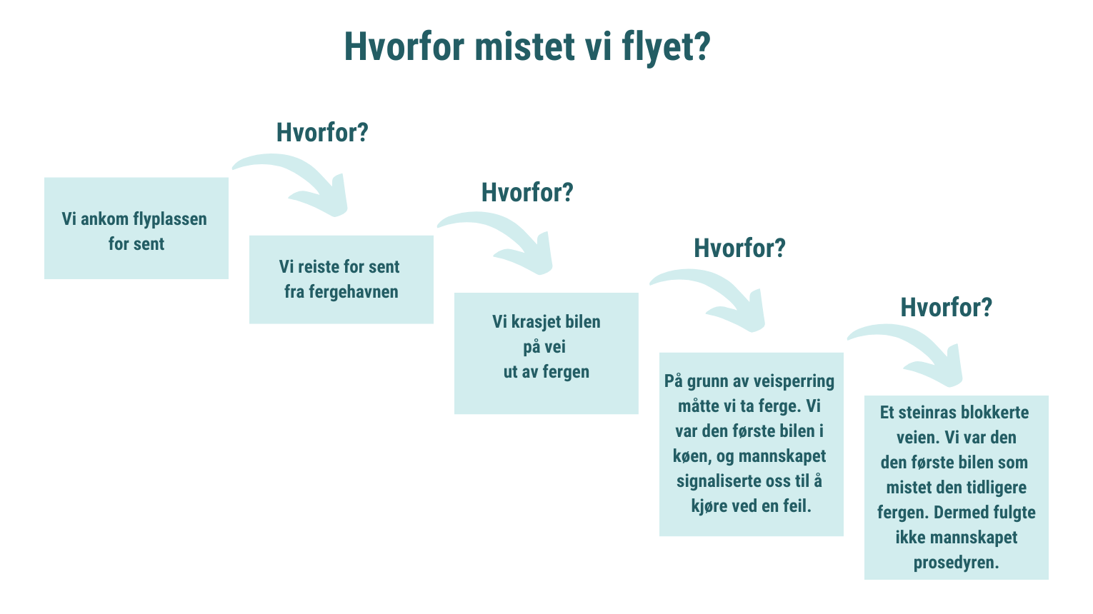 Fiskebein rotÃ¥rsaksanalyse illustrasjon