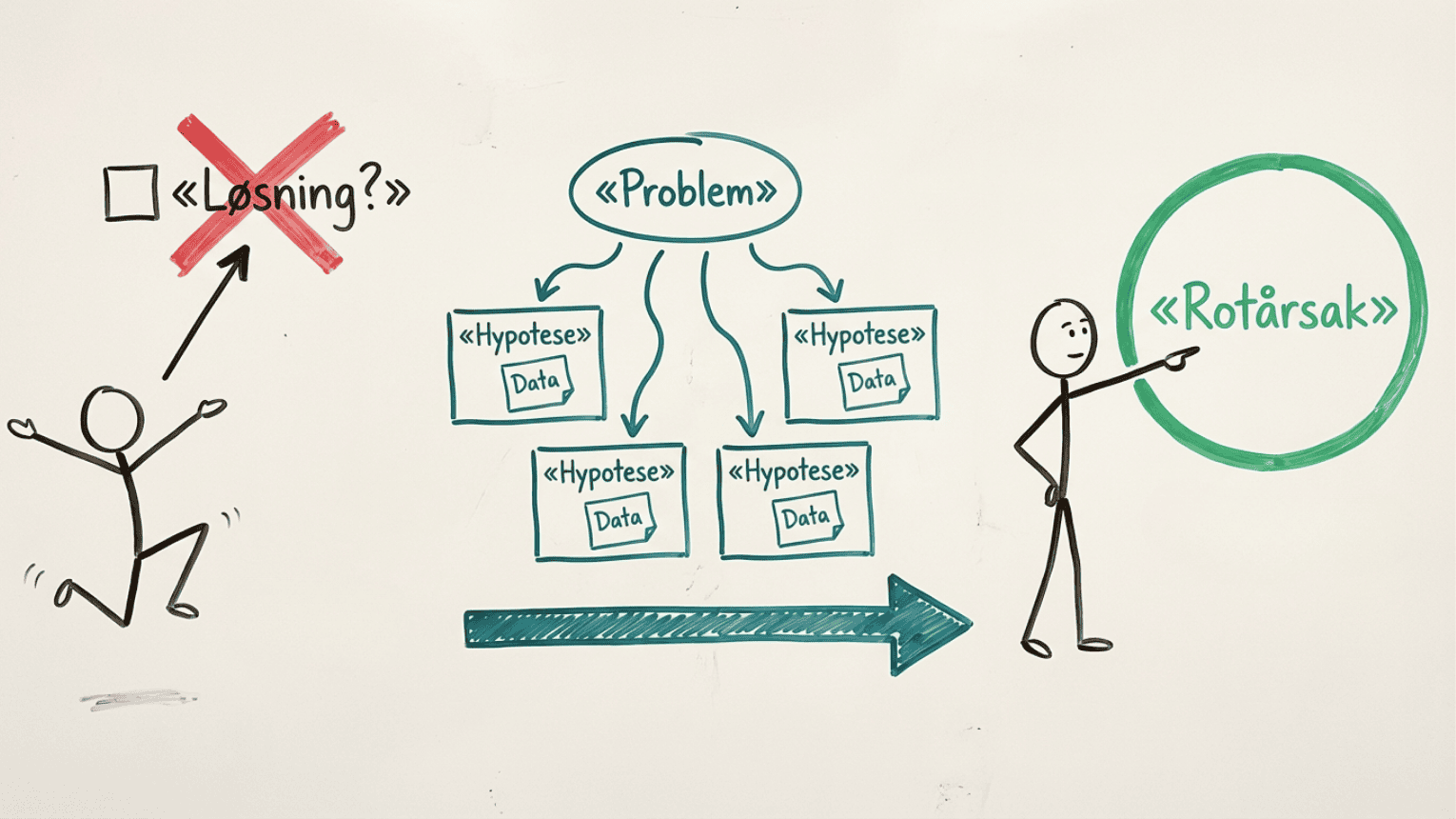 Tankekart strukturerer veien fra problem til løsning